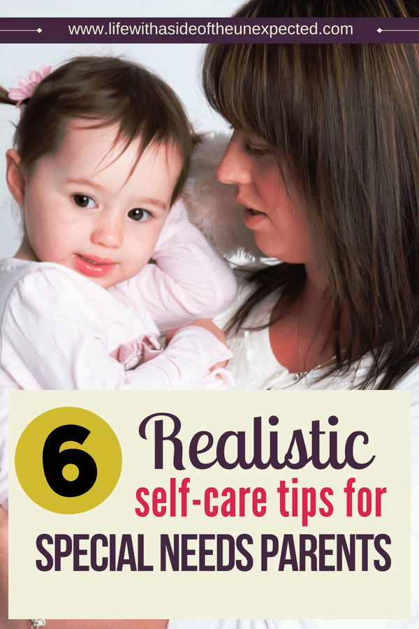 Self care tips for special needs parents pin